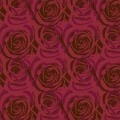 Transfer sheet, Pink roses