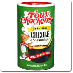 Creole Seasoning Tony Chachere´s 227 g. - bedst før 30.04.23 - men også god efter