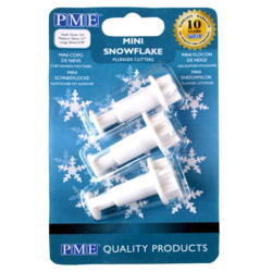 PME Mini Snowflake Plunger Cutter Set/3