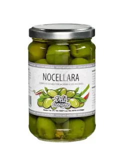 Grønne Oliven  Noccelara 280 g.