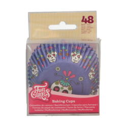FUNCAKES BAKING CUPS DAY OF THE DEAD PK/48