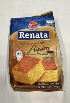 MISTURA PARA BOLO DE AIPIM Renata 400g.