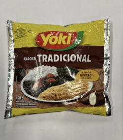 FAROFA TEMPERADA DE MANDIOCA YOKI 400g.