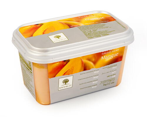 Mango puree, 1 kg. frozen - can not be shipped, only pick up in shops