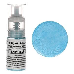 Baby Blue powder puff glitter dust 10 g.