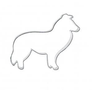Collie (dog) metal cutter 8,7 x 7,0 cm.