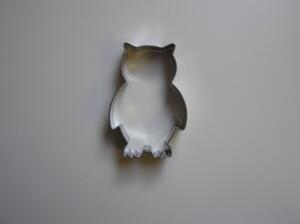 Owl metal cutter 4,1 x 6,4 cm.