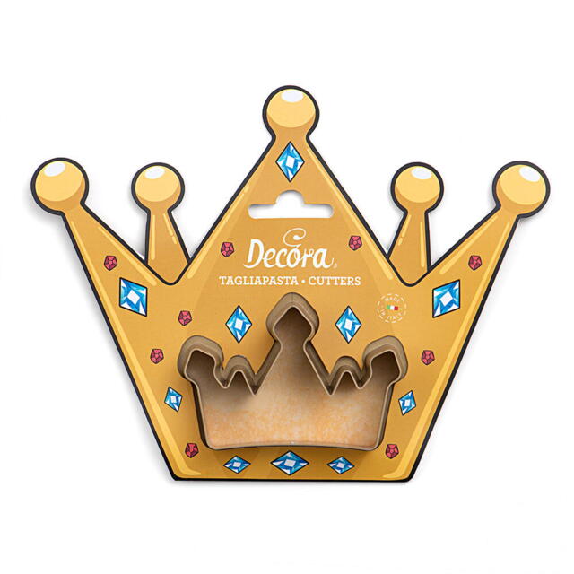 Crown plastic cookie cutter
