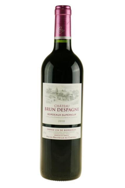 Chateau Brun Despagne Bordeaux Superieur 750 ml., 14,5% vol