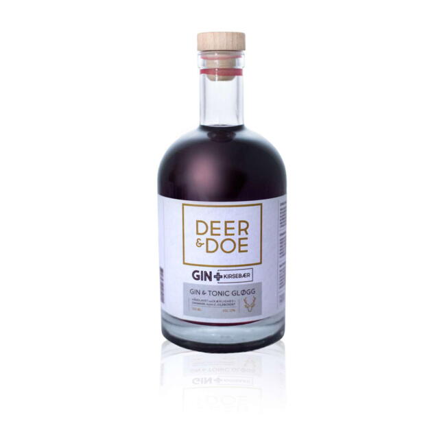 Deer&Doe Gin & Tonic Gløgg med kirsebær og krydderier, 12% vol. 0,7 l.