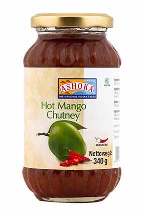 ASHOKA Mango Chutney HOT 340 g.