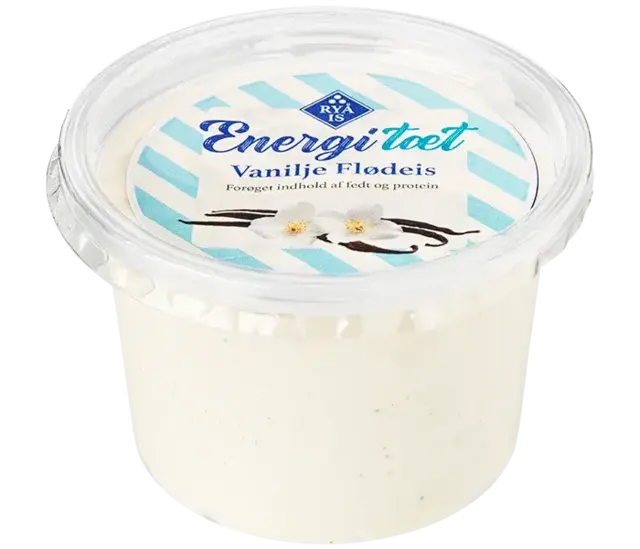 Vanilje flødeis 120 ml. - på frost - kan ikke sendes