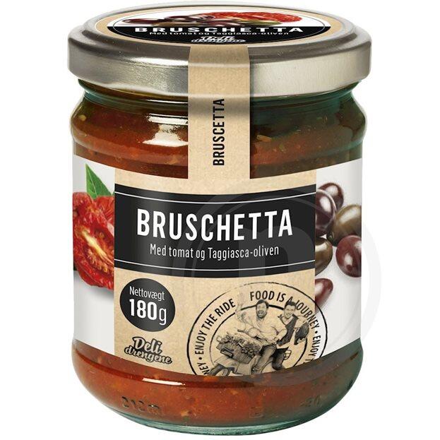 Bruschetta pesto 180 g /m. tomat og oliven