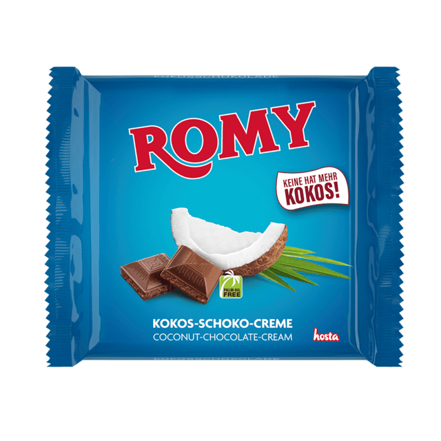 Romy original med kokos chokolade cream, 200 g.