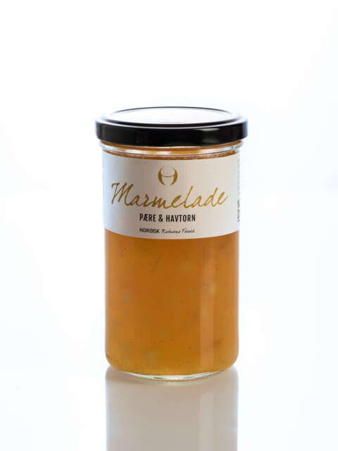 Marmelade med Pære & Havtorn 275 ml.