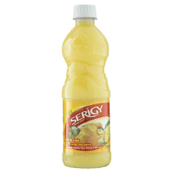 Suco Concentrado de Caju s/ açúcar Serigy 500 ml