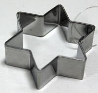 Star small metal cutter 4,9 x 4,2 cm.
