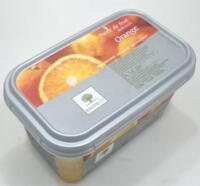 sweetened orange puree, 1 kg. frozen