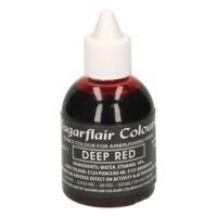 Deep Red airbrush color fra Sugarflair, 60 ml.
