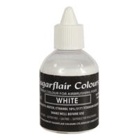 White airbrush color fra Sugarflair, 60 ml.