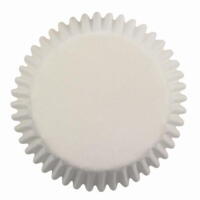White standard baking cups 60 pc.