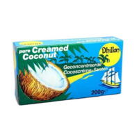 Dhillon pure creamed coconut 200 g.