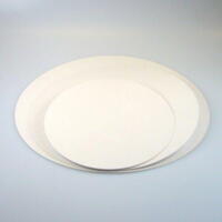 White Cake Card Greaseproof -Round- 15cm