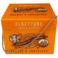 Panettone – Orange og chokolade i orange hatteæske 750g