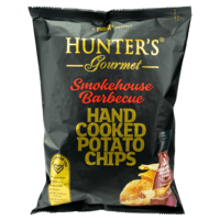 Håndkogte kartoffelchips Smokehouse BBQ 125 g
